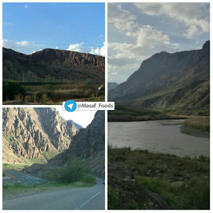 طبیعت زیبای آذربایجان غربی رودخانه پر آب ارس!