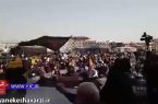تجمع اعتراضی تهرانی‌ها در واکنش به توهین به ساحت مقدس اسلام و پیامبر اکرم (ص) در میدان امام حسین (ع)