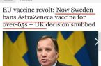 سوئد واکسن “آسترازنکا” که در ایران، سوئدی معرفی شده را ممنوع کرد/پیدا کنید پرتقال فروش را!
