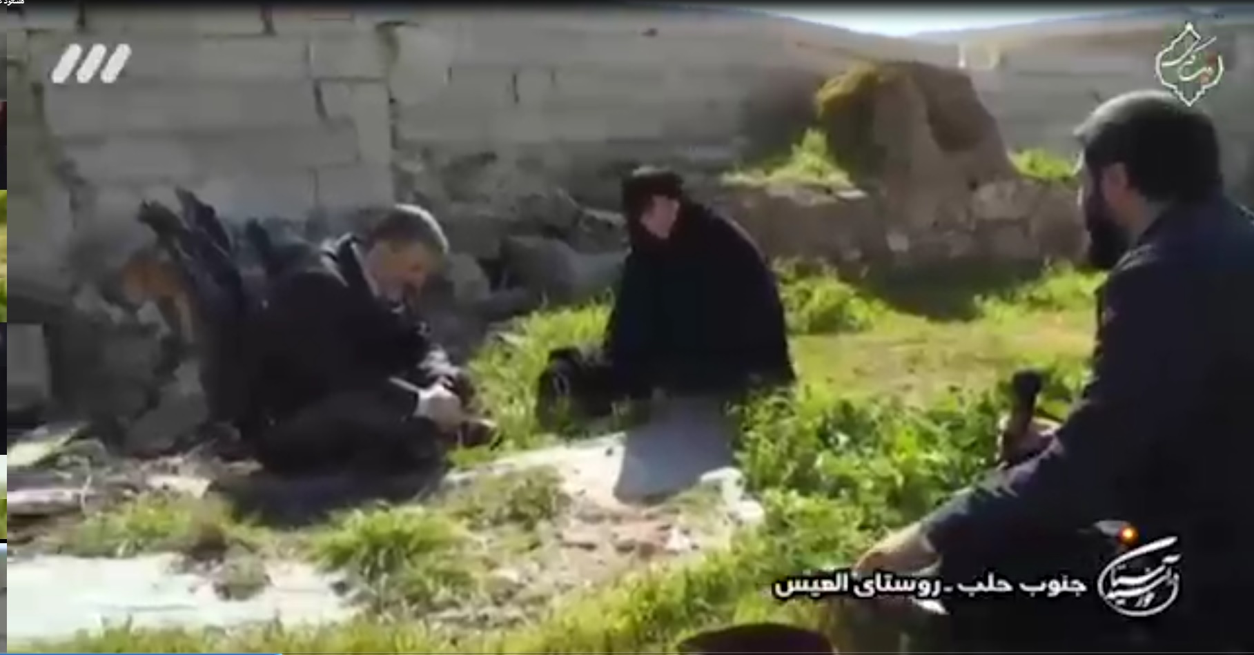 حضور خانواده شهید مسعود عسگری، شهید مدافع حرم در محل شهادت وی در دمشق