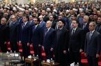 حضور پرشور مردم و مسئولان ارشد عراقی در مراسم بزرگداشت آیت‌الله شهید سید محمدباقر حکیم