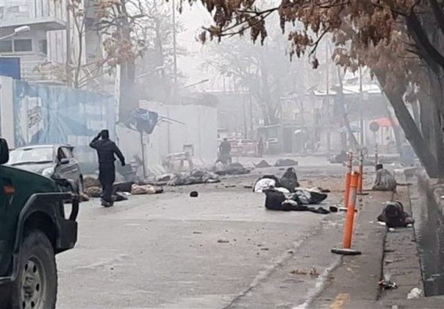 انفجار مقابل در ورودی وزارت خارجه افغانستان با ۲۱ کشته و ۲۵ زخمی