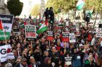 انگلیس: تظاهرات چند صد هزار نفری در لندن، کار ایران است(!)