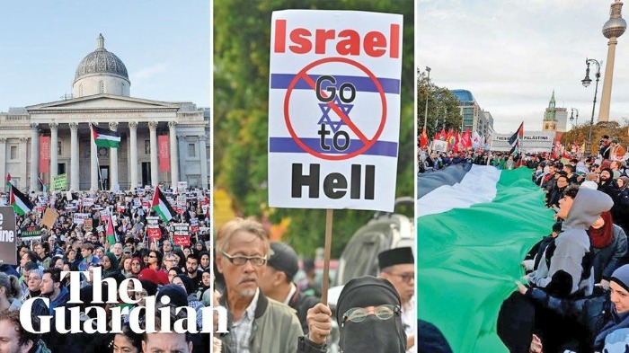غلیان احساسات ضدصهیونیستی در جهان پس از جنایات هولناک اسرائیل در غزه