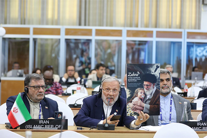 در پاسخ به گستاخی بیشرمانه نماینده آلمان در اتحادیه بینالمجالس جهانی